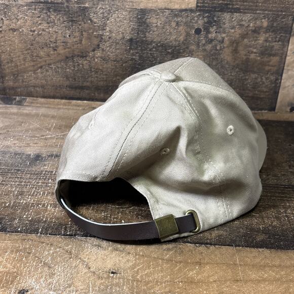 BOWATER Lumber & Pulp Paper Hat Baseball Cap Khaki Adjustable Metal Clasp - Picture 3 of 4